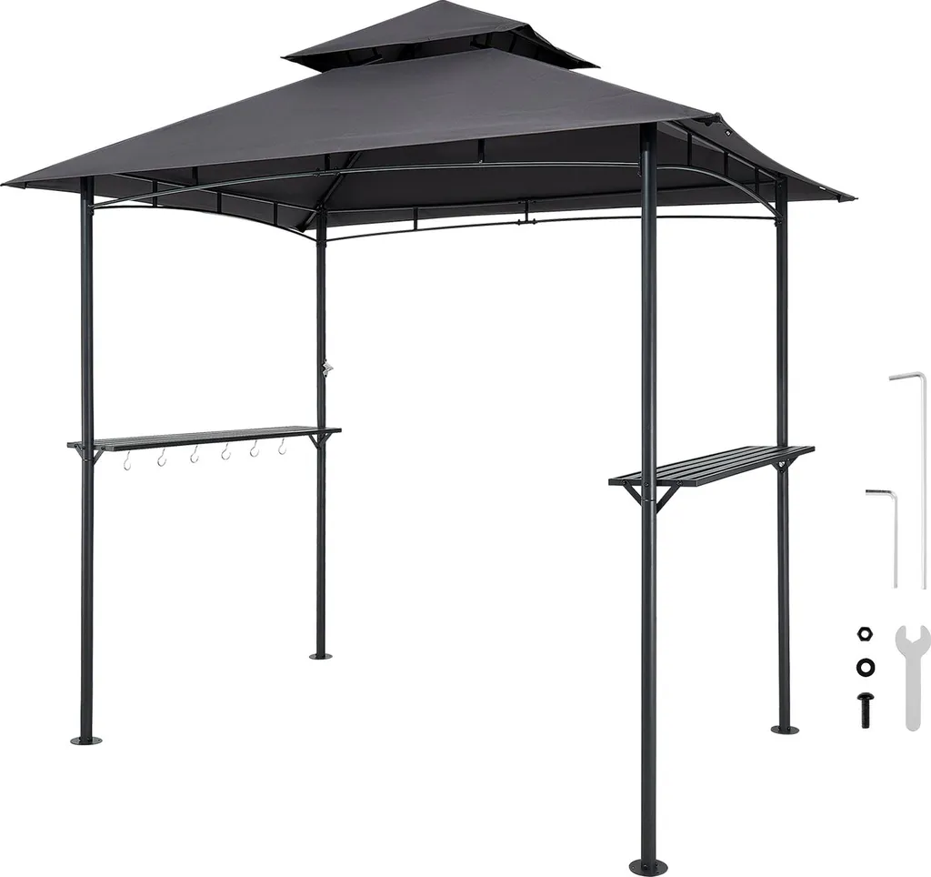 Abri BBQ-Gazebo pour 2-4 personnes pavillon extérieur spécial barbecue