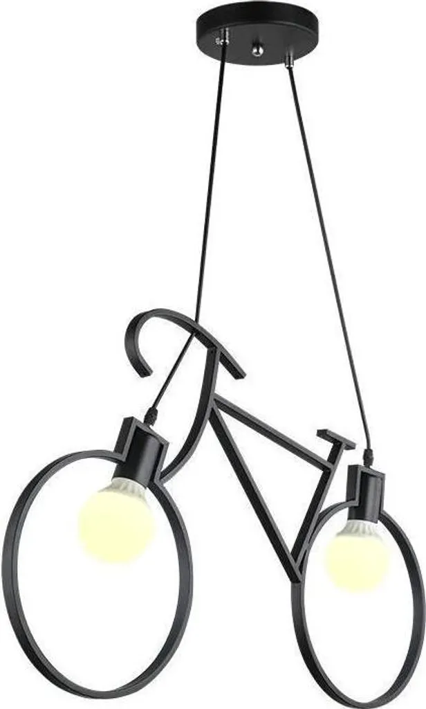 Lampe Suspendue pour Table de Salle à Manger Toolight APP216-2CP Black