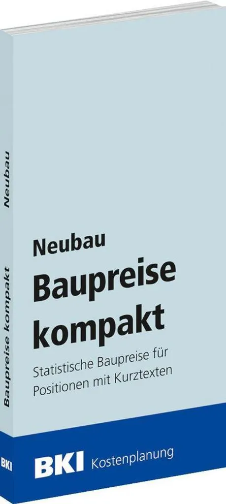 Réussir son Chiffrage Construction avec BKI Baupreise kompakt Neubau 2026