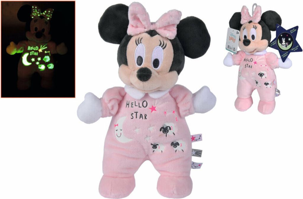 Simba 6315872503 - Disney Minnie GID Starry Night, 25cm Image du produit 