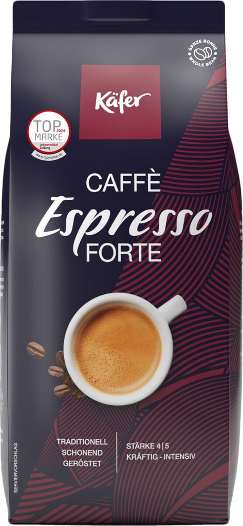 Käfer Caffè Espresso Forte | ganze Bohne | 1000g Produktbild 
