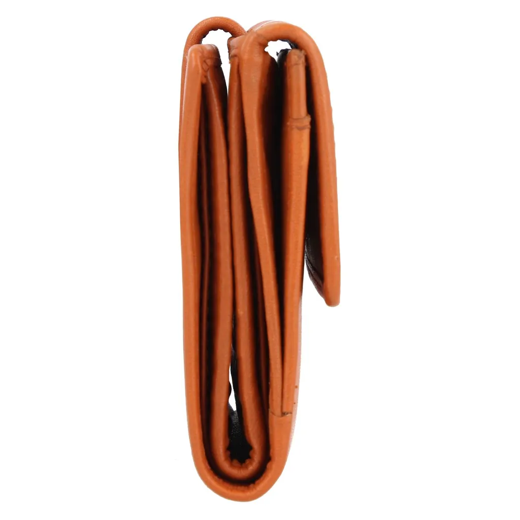 Porte-monnaie Peru Esquire Cuir Cognac avec Compartiments Multiples - 8