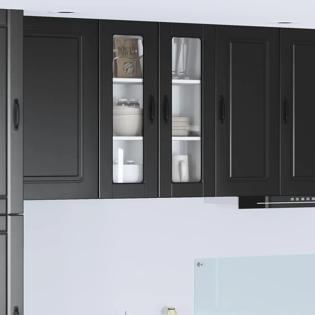 Armadio Dispensa vidaXL Nero 60x80cm | Mobile Cucina per Tutta la Famiglia - 1
