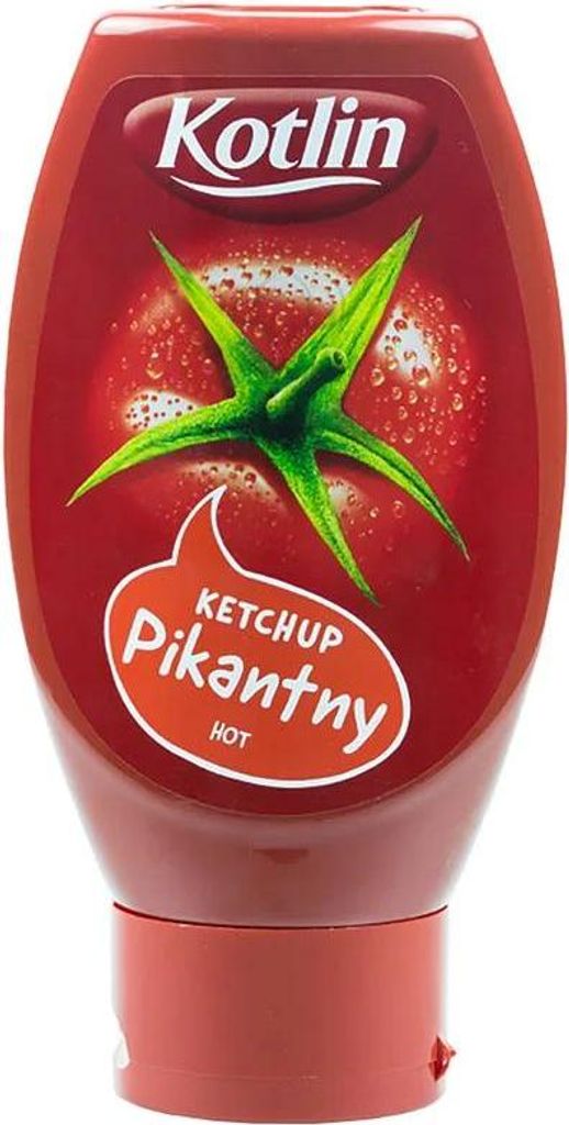 Kotlin "Markowy Ketchup Pikantny Hot 450g