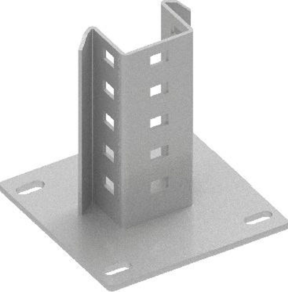 Montagesockel PCB70 für 1,5 mm und 2,0 mm Blech zur Trennung von Tragprofil und Dacheindeckung