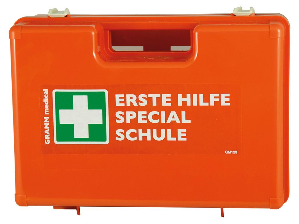 Verbandkoffer Schulen DIN 13 157 inkl. Zusatzausstattung speziell für Schulen