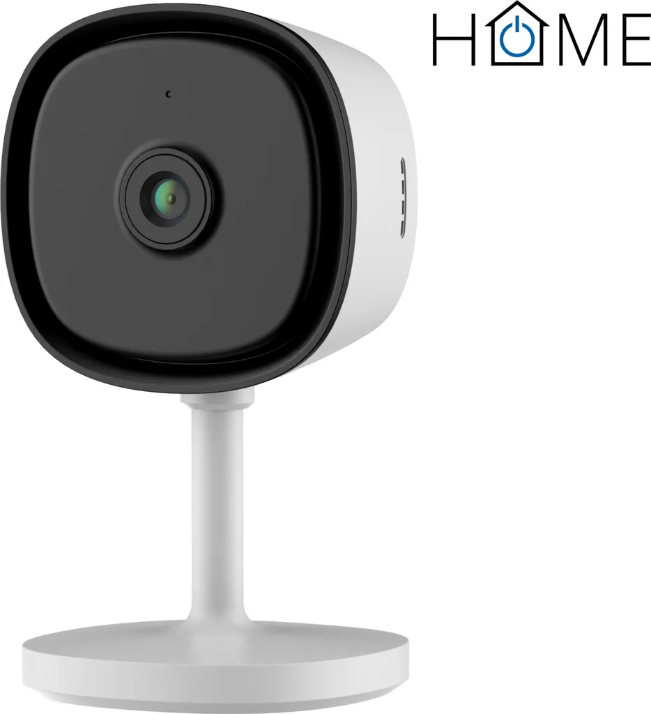 iGET HOME Camera CS1 Bianco - Telecamera IP WiFi FullHD 1080p, visione notturna, audio bidirezionale, microSD