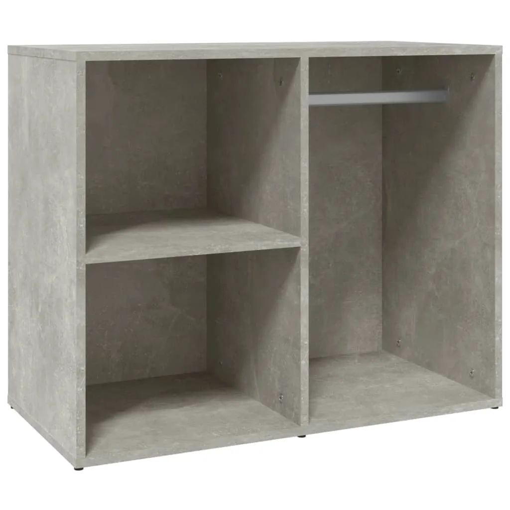 SYFAX™ Armadietto Cosmetici Grigio Cemento 80x40x65 in Legno Multistrato