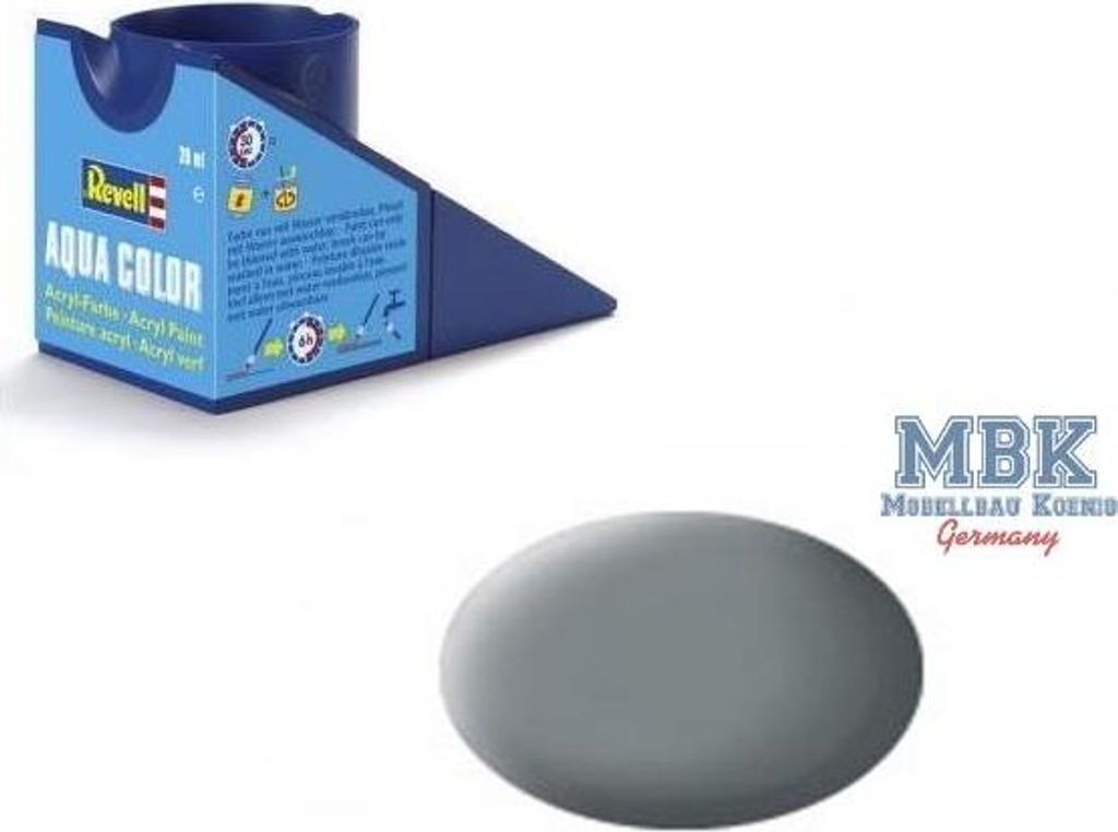 Revell AQ043 Aqua Color 043 mittelgrau matt Produktbild 