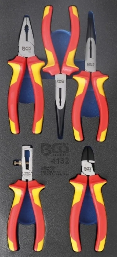 Set de Pinces Isolées pour Maintenance Électrique en Module Servante - 4