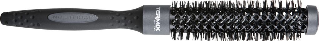 Termix Evolution XL Round Hairbrush Ø 23mm 3cm Longer with Ionized Fibers and 25% Extra Surface for Faster Drying Black