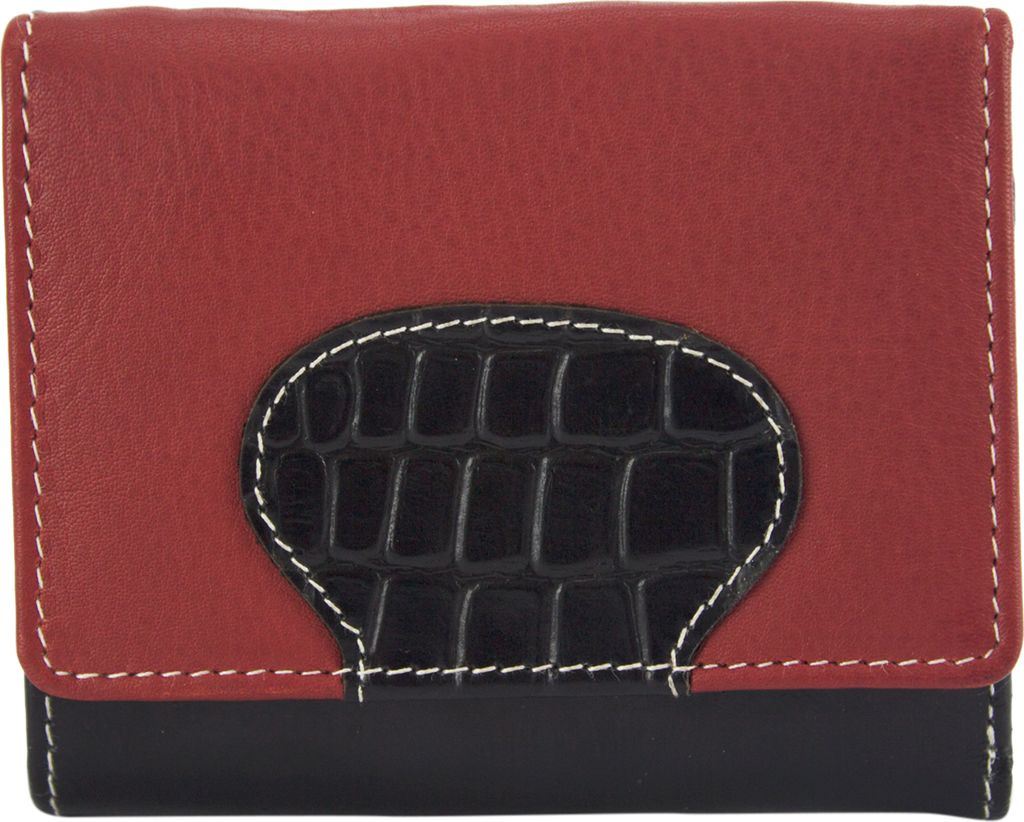 Sunsa Geldbörse für Damen Kleiner Leder Geldbeutel Portemonnaie mit RFID Schutz Brieftasche mit viele Kreditkarten Fächer Geldtasche Wallet Purs...