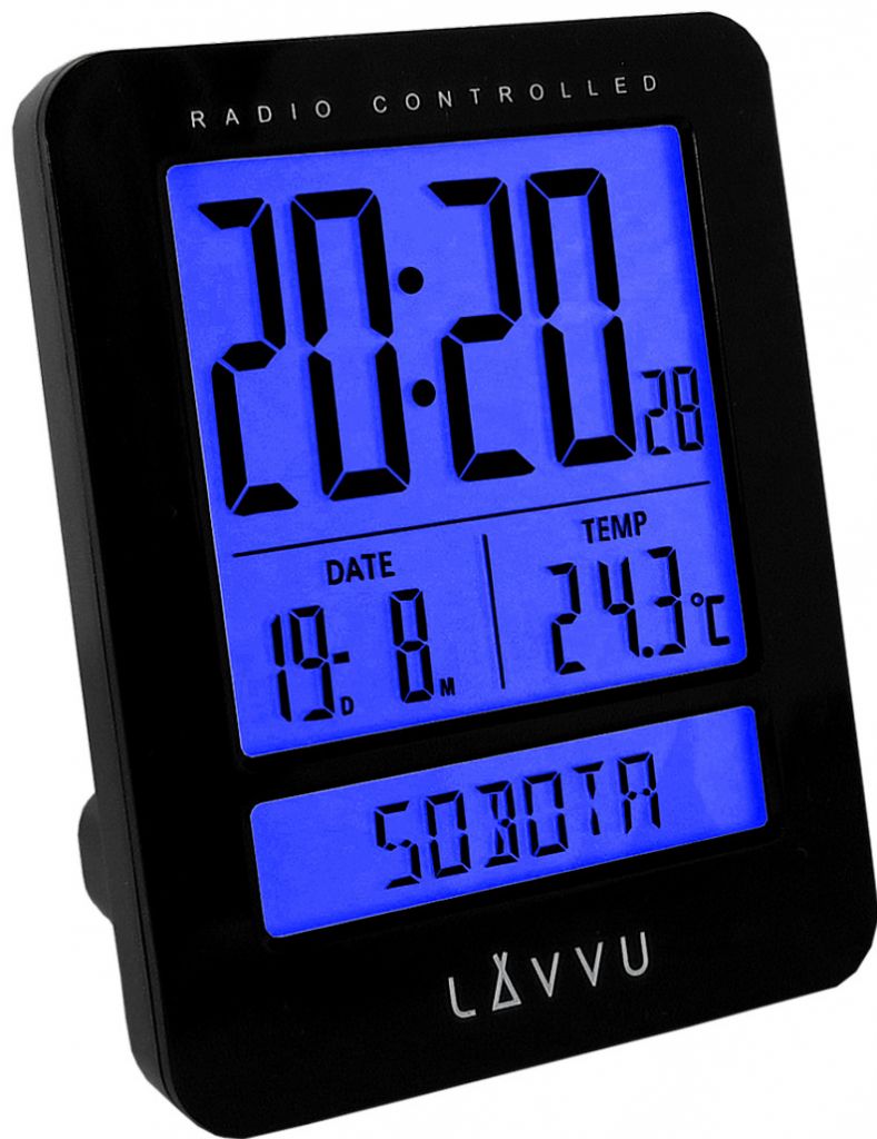 Digitálny budík riadený rádiovým signálom LAVVU LAR0021 Duo Obrázok produktu 