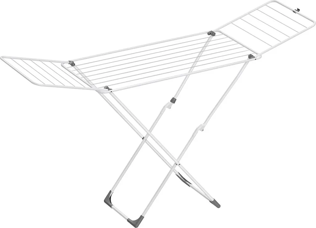 Séchoir à linge pliable pour appartement et jardin avec pieds stables