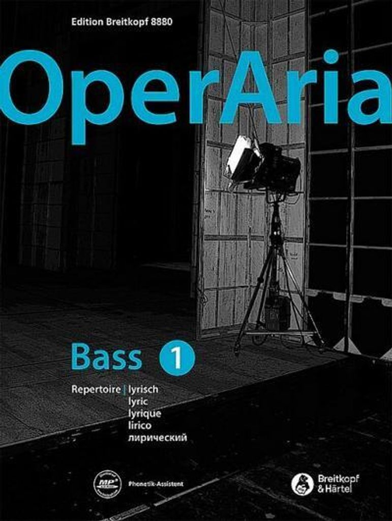 OperAria Bass Band 1: lyrisch (EB 8880): Repertoiresammlung / Vokalcoach