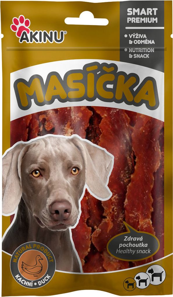 Akinu MASÍČKA Kachní prsíčka pamlsek pro psy 75 g Obrázek produktu 