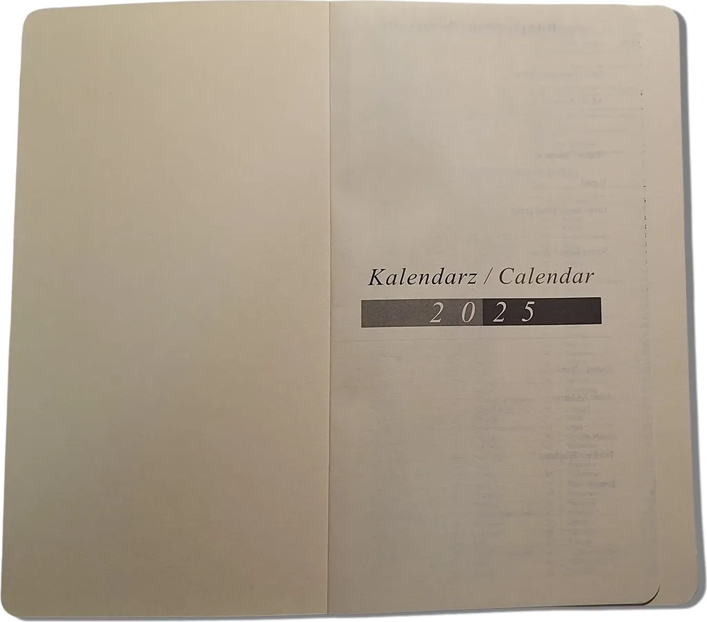 Calendrier B6 marron avec insert 38B idéal pour l'organisation pro - 3