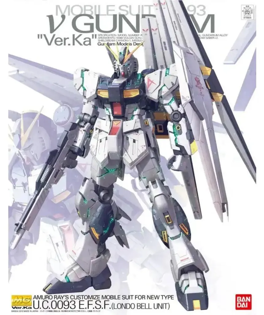 Gundam Ver.Ka MG 1/100 Bandai : Montage sans Colle avec Finition de Qualité