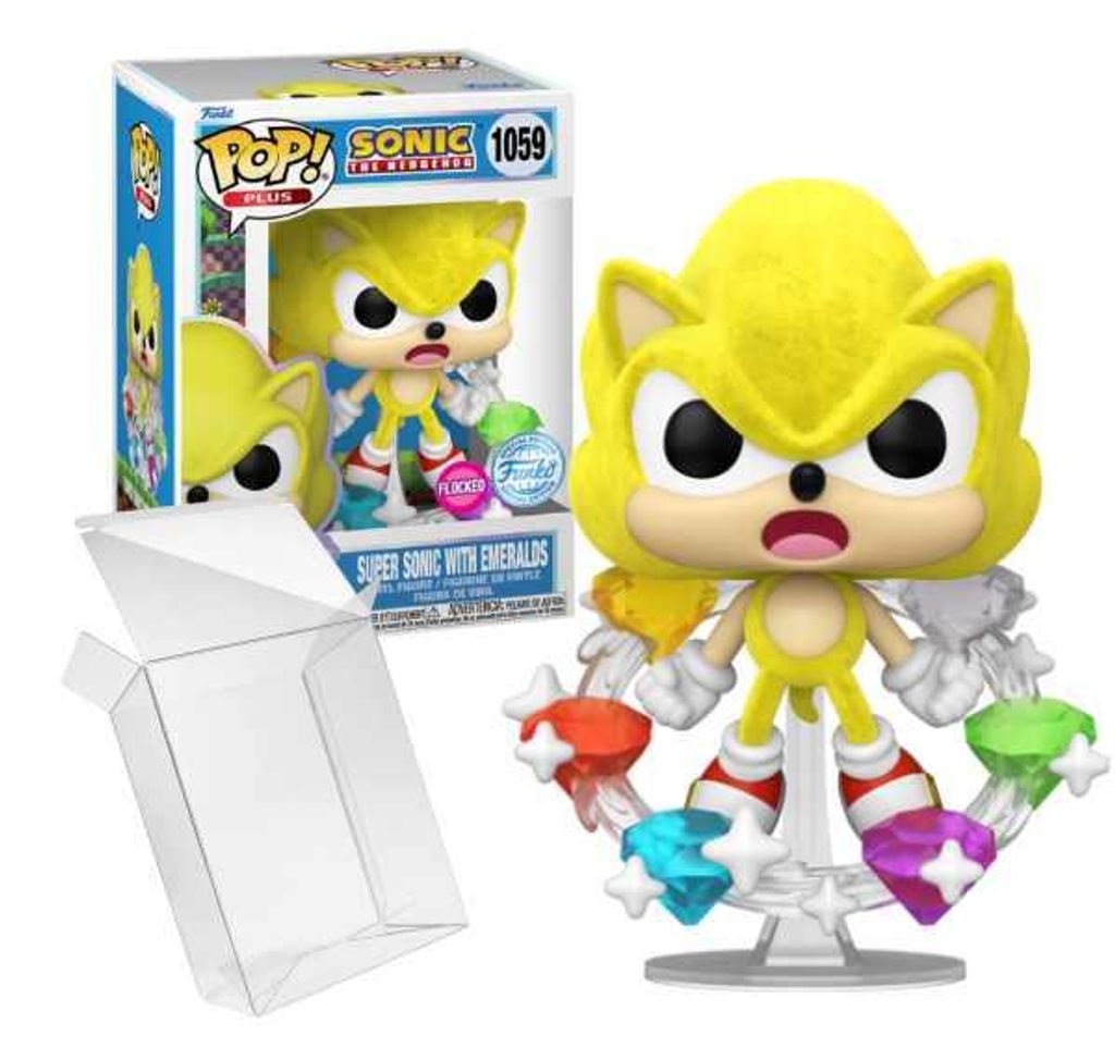 Funko Pop! Plus: Sonic the Hedgehog – Super Sonic mit Produktbild 