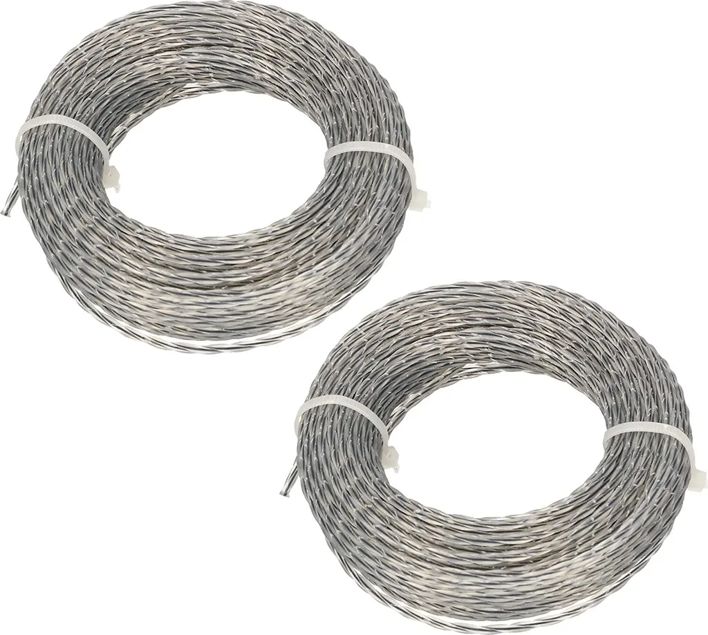 KOTARBAU® 2X Filo Tagliaerba Rinforzato 2,4 mm - Giardino Perfetto Senza Stress