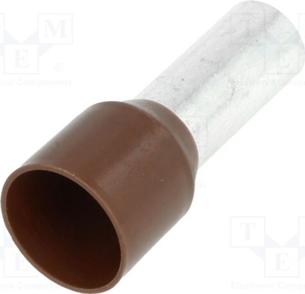 5x Kabelschuh: Hülse Kupfer isoliert Isolation: 16mm BM 00516 Bootlace ferrule b