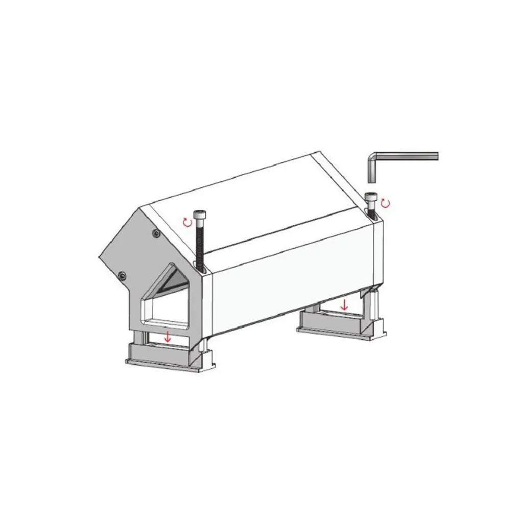 Bachmann Collier de Fixation Blanc RAL 9010 pour multiprise - Lot de 2