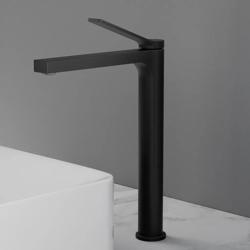 Miscelatore Bagno EMKE Nero Opaco: Offerta Ottone e Ceramica 335mm