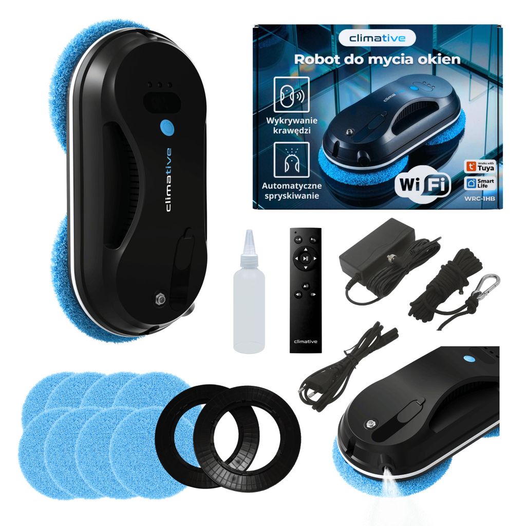 Inteligentný robotický čistič okien 6600Pa s ultrazvukovým Obrázok produktu 