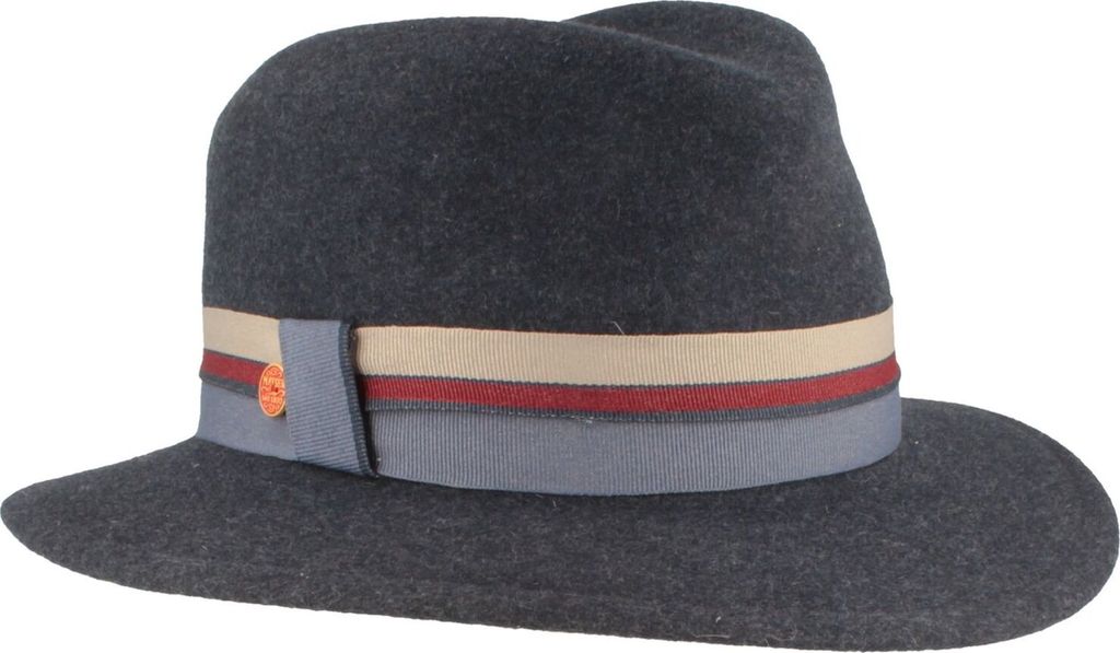 Mayser rollbarer Damen Traveller Wolle Plus mit gestreiftem Band