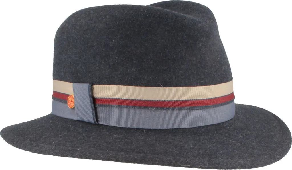 Mayser Traveller Laine Plus Chapeau Roulable pour Femme avec Bandeau Rayé