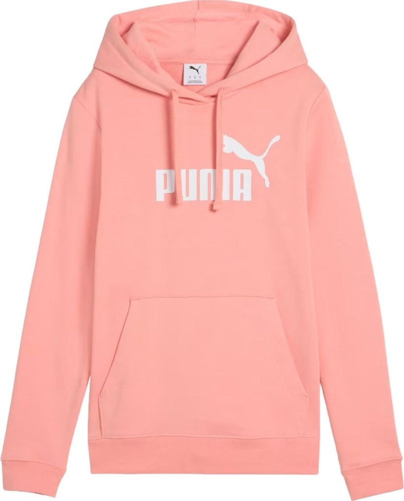Puma Ess N1 Logo Kapuzenpullover Rosa S Damen Rosa S