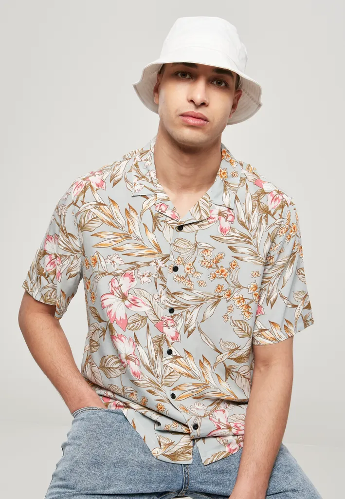 Urban Classics Bucket Hat Cotone Organico Bianco UNI - Cappello Pescatore