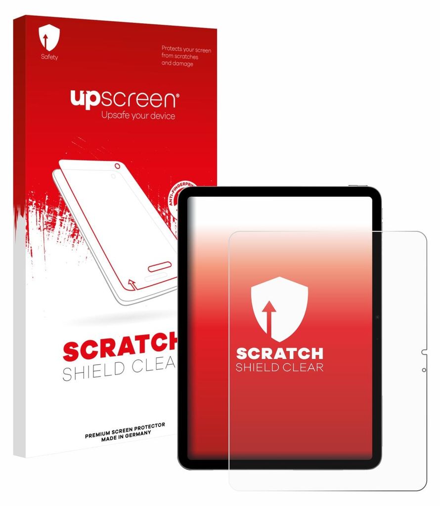 upscreen Schutzfolie für Apple iPad Air 13" M4 2026 (Hochformat) Displayschutz Displayschutzfolie Folie Klar Transparent