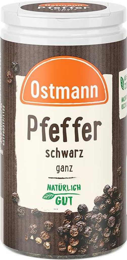 Ostmann Pfeffer schwarz ganz Dose 40g