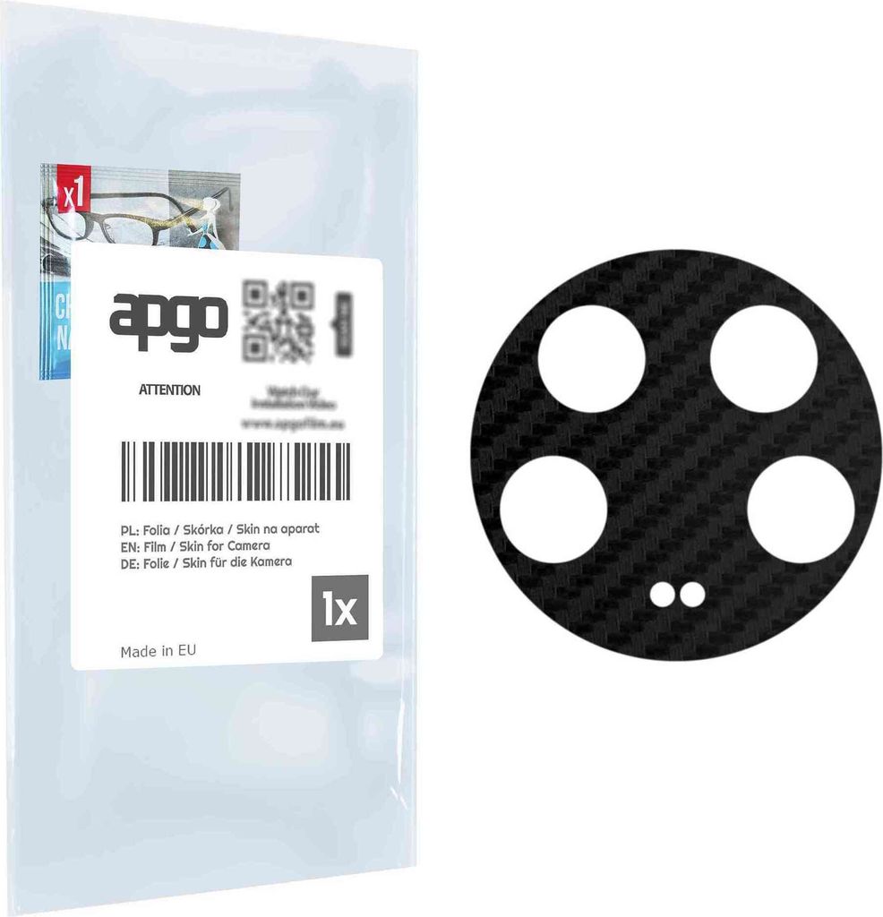 apgo Objektivschutz-Folie, Kameraschutz kompatibel mit Xiaomi 14 Ultra, Carbon-Imitation, Rückseite Schutzfolie für Kamera-Insel, Hinten Folie, k...