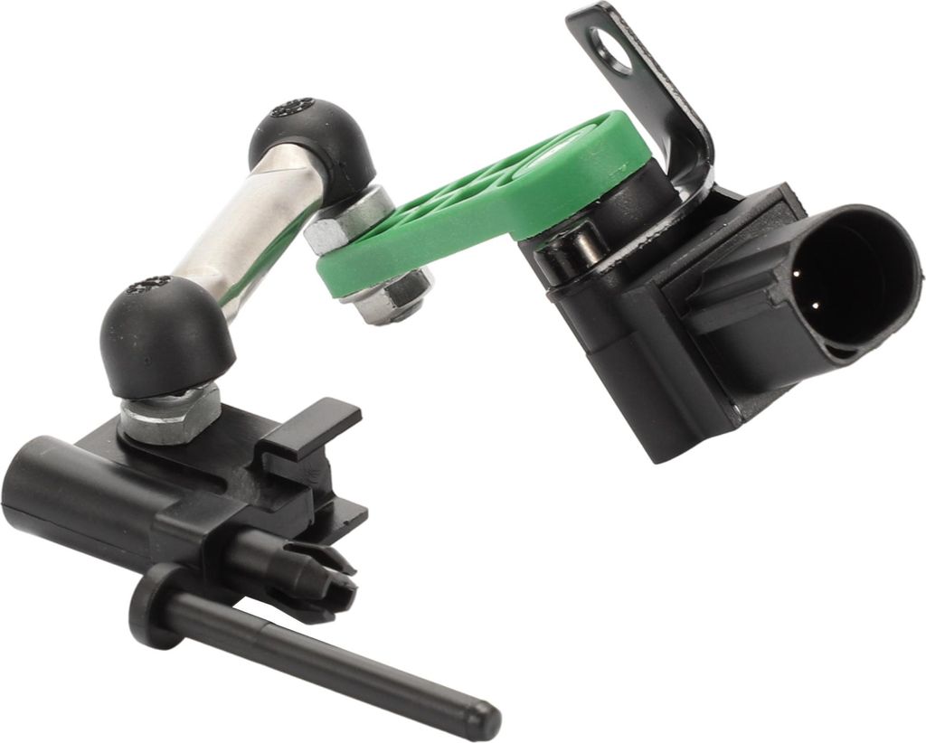 Luftfederung Fahrzeughöhen-Niveausensor Nr. 7P0616213 - Fahrzeug Front Links Scheinwerfer-Niveausensor - für VW Touareg 7P 2010-2016 Metall Schwa...