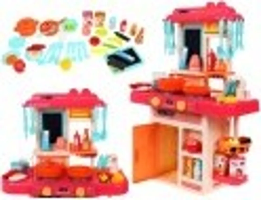 Cuisine interactive rose Little Chef : un jeu sûr avec brûleur réaliste - 2
