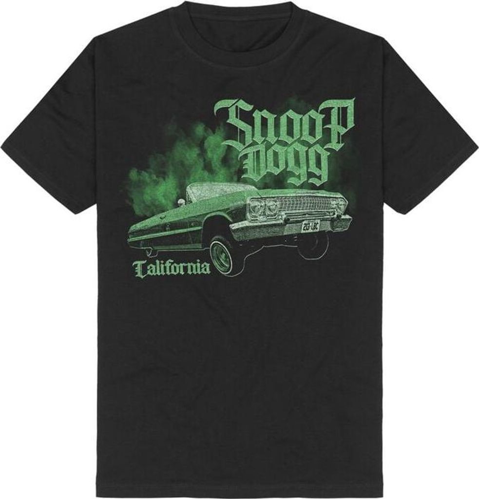 Snoop Dogg T-Shirt Herren Lowrider schwarz Band-Merch, Bands 100% Baumwolle XL
