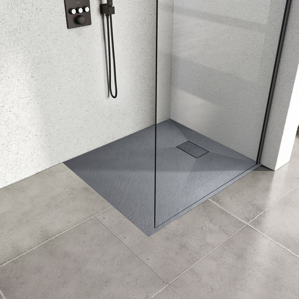 Heilmetz Duschwanne 90x90cm Duschtasse inkl. Ablaufgarnitur Produktbild 8