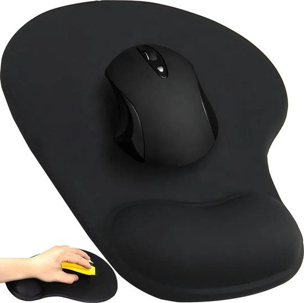 Appui-avant-bras ergonomique sous forme de bracelet confort - Noir mat