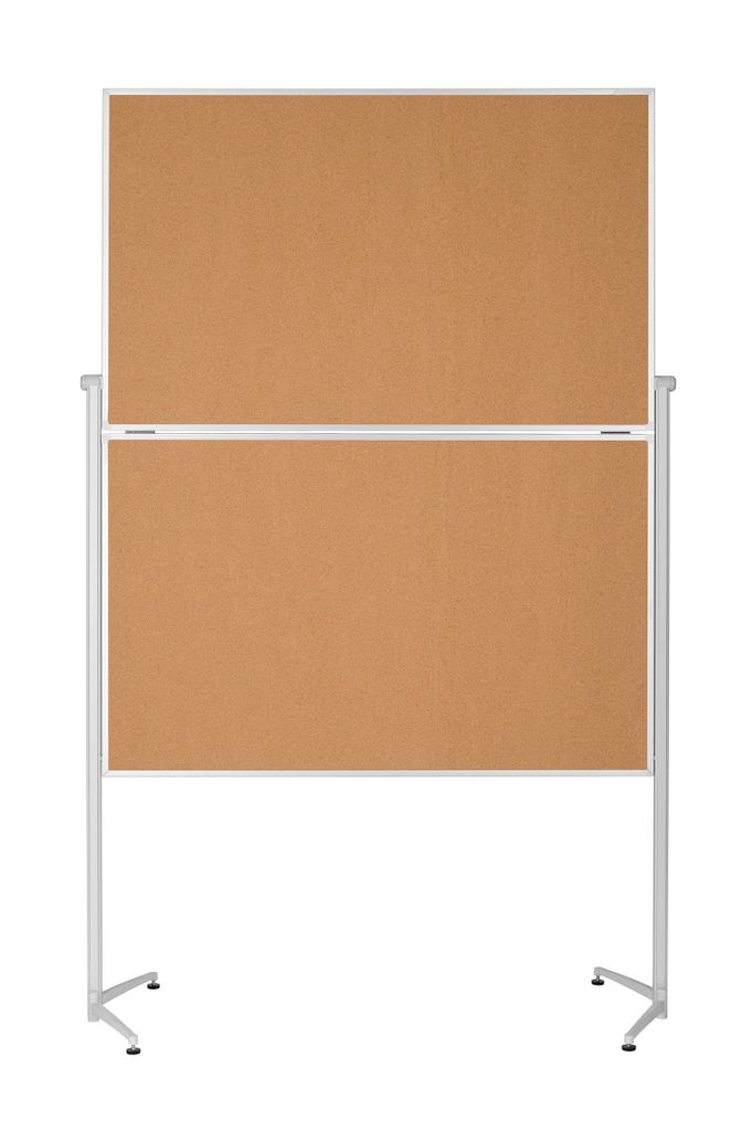 magnetoplan Design-Moderationstafel evolution plus klappbar, Kork, 1200 x 1500 mm