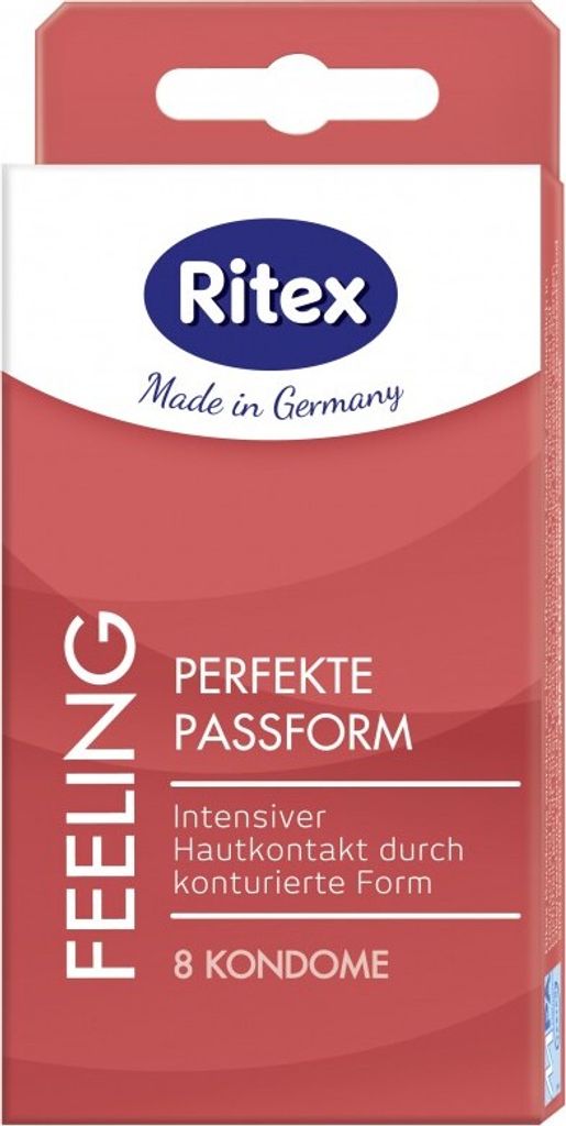 Preservativi Ritex Feeling 8 pezzi Vestibilità perfetta e Immagine del prodotto 