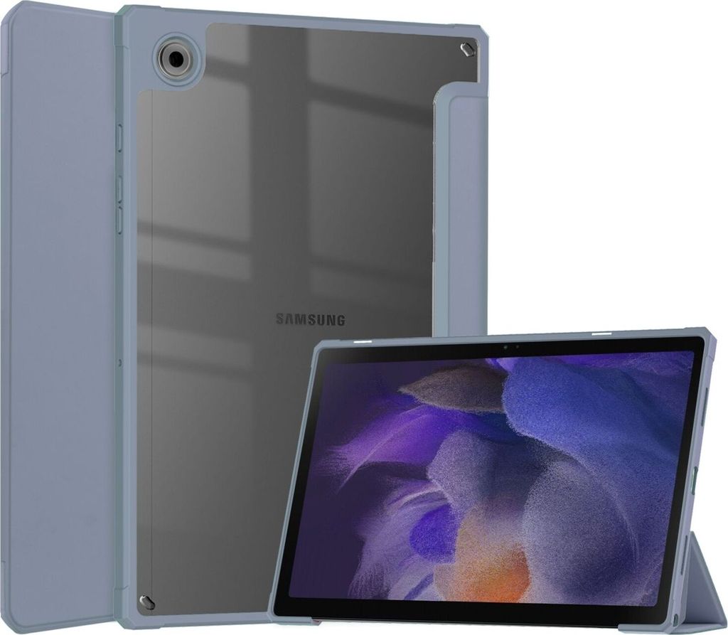 Für Samsung Galaxy Tab A8 2021 Tablet Tasche Hülle Etui Wake UP Smart Case Lila