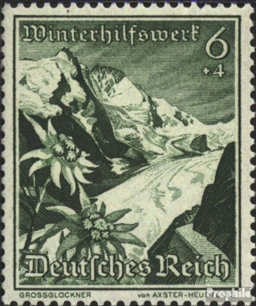 Briefmarken Deutsches Reich 1938 Mi 678 postfrisch Winterhilfswerk:Landschaften/Blumen