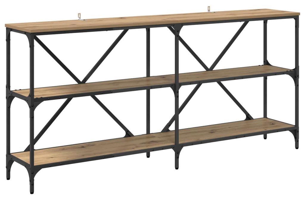 vidaXL Konsolentisch Artisan-Eiche 160 x 30 x 75 cm Holzwerkstoff