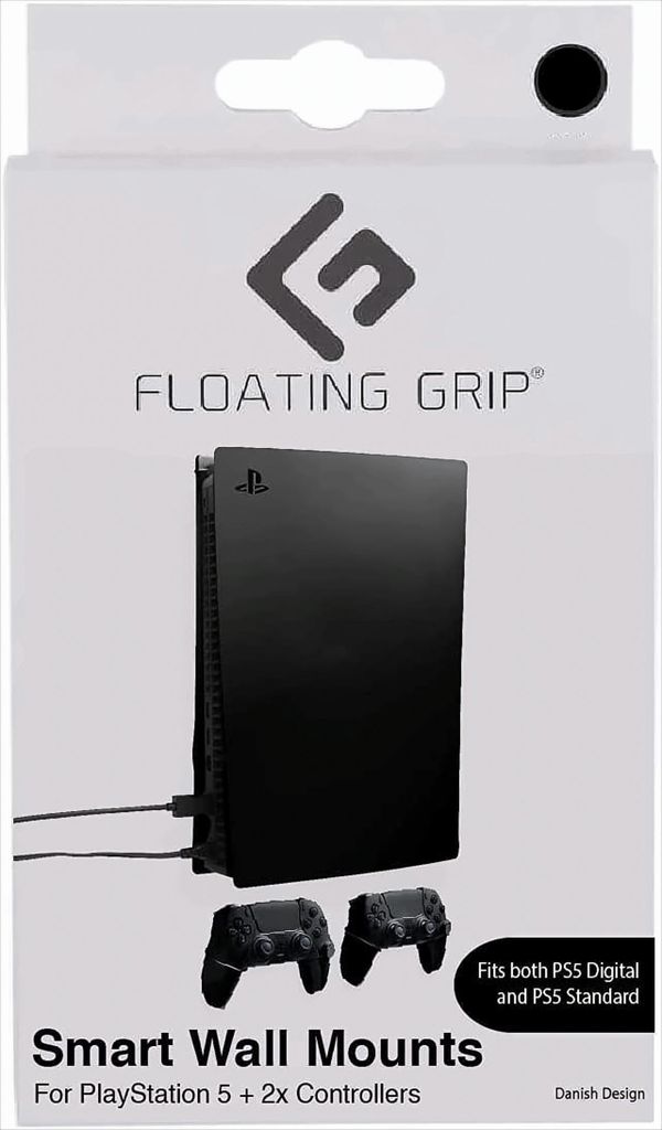 Floating Grip FG-PS5-130B-151B-BU, Wandhalterung, PlayStation 5, Schwarz, Kunststoff, Stahl, Sony, Dänemark