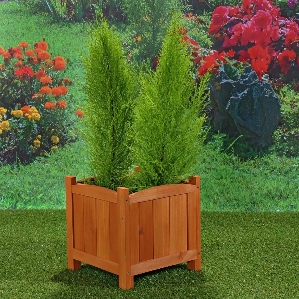 Pot de fleurs en bois imputrescible : la solution contre les bacs usés