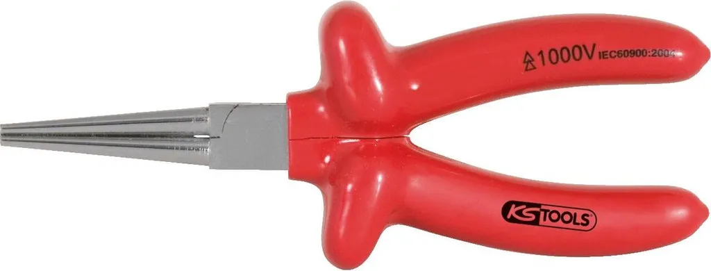 Pince à bec long isolée 1000V avec protection thermique de 160mm KS TOOLS