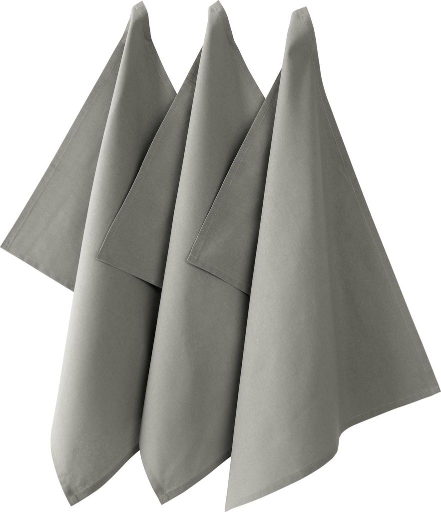 REDBEST Geschirrtuch Seattle" 3er-Pack grau 50x70 cm"