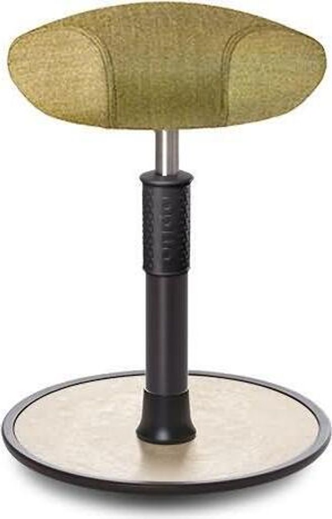 Sitz- Stehhocker Free Regular Triangel Camira Rivet Senfgelb schwarz /creme.